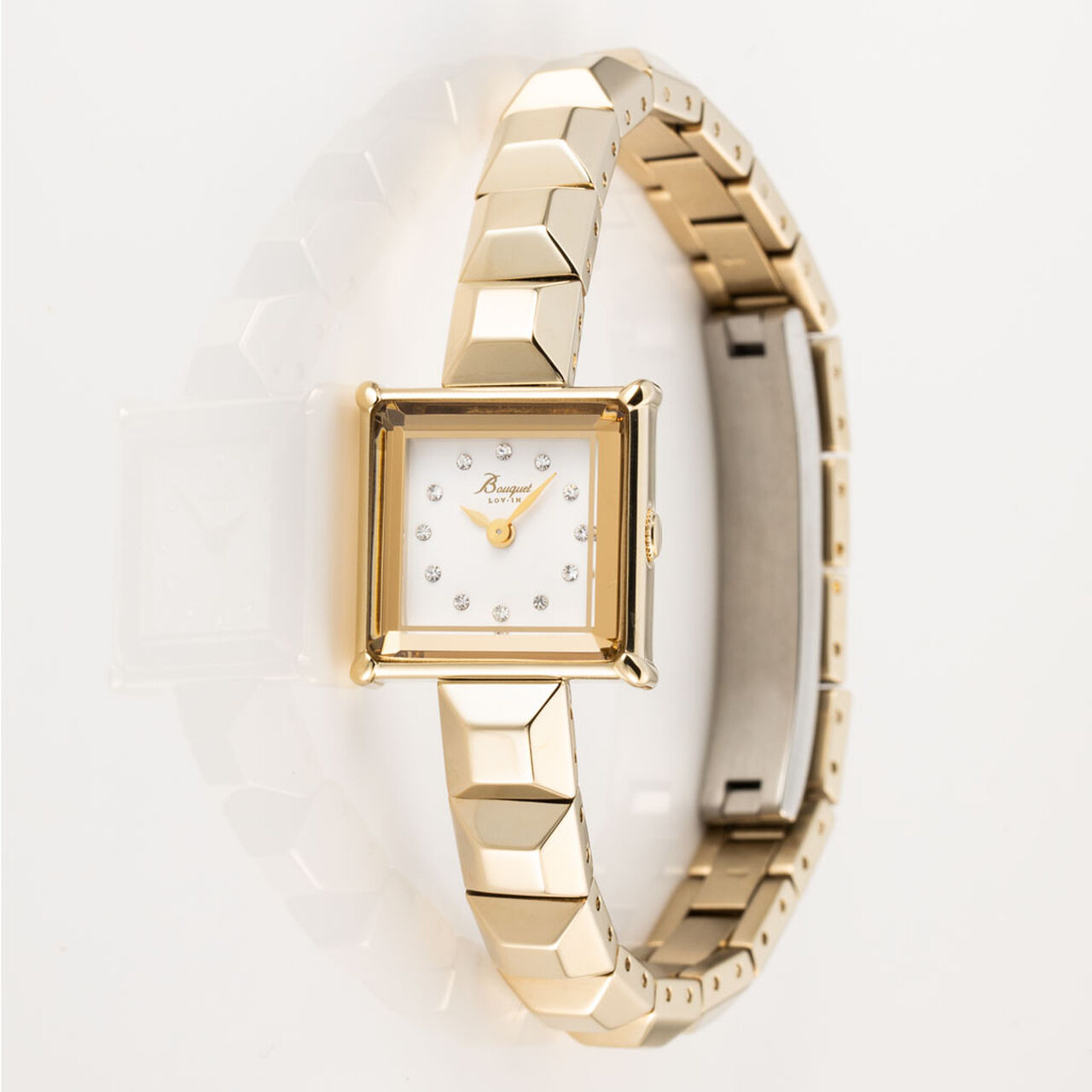 LOV-IN BOUQUET Ladies' square bracelet watch,, large image number 1